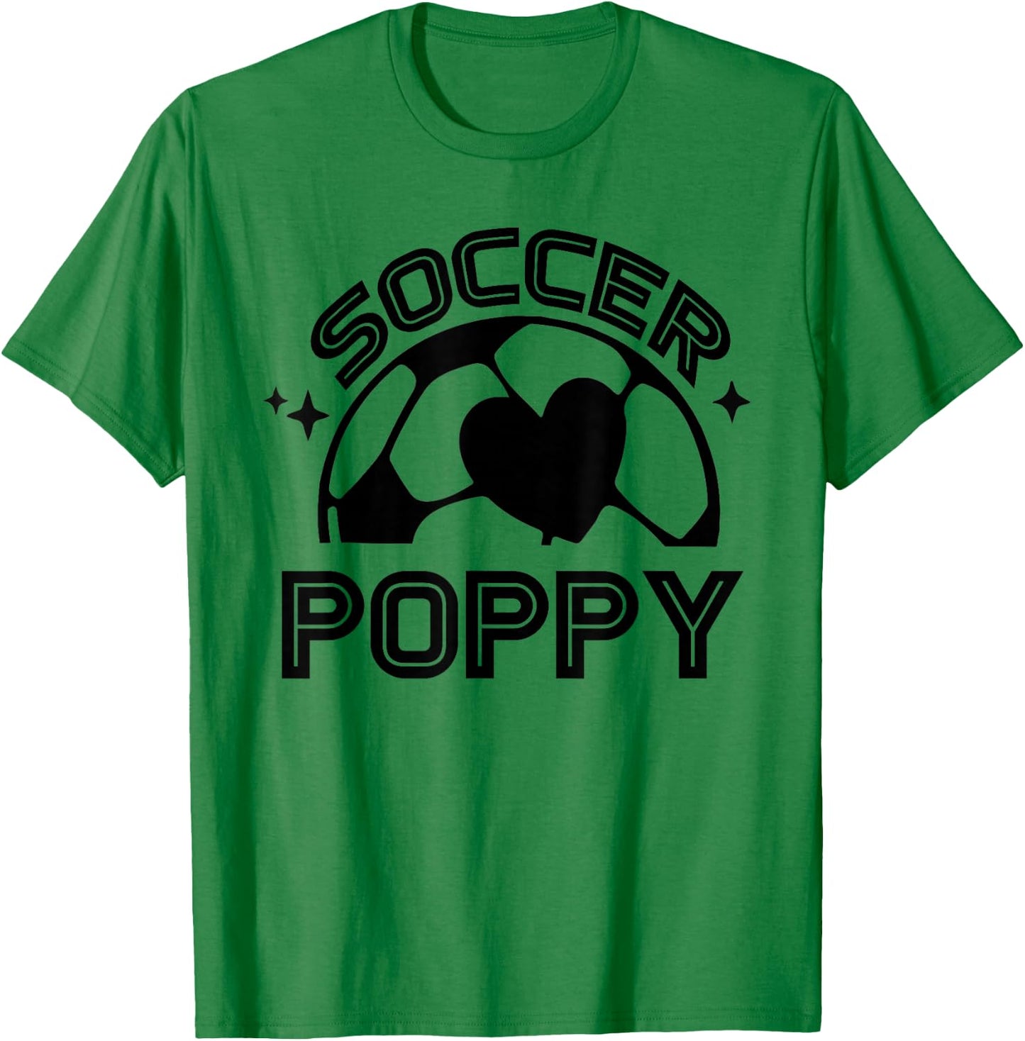 Soccer Poppy Funny Ball Poppy T-Shirt - T-Shirt | Irish Green