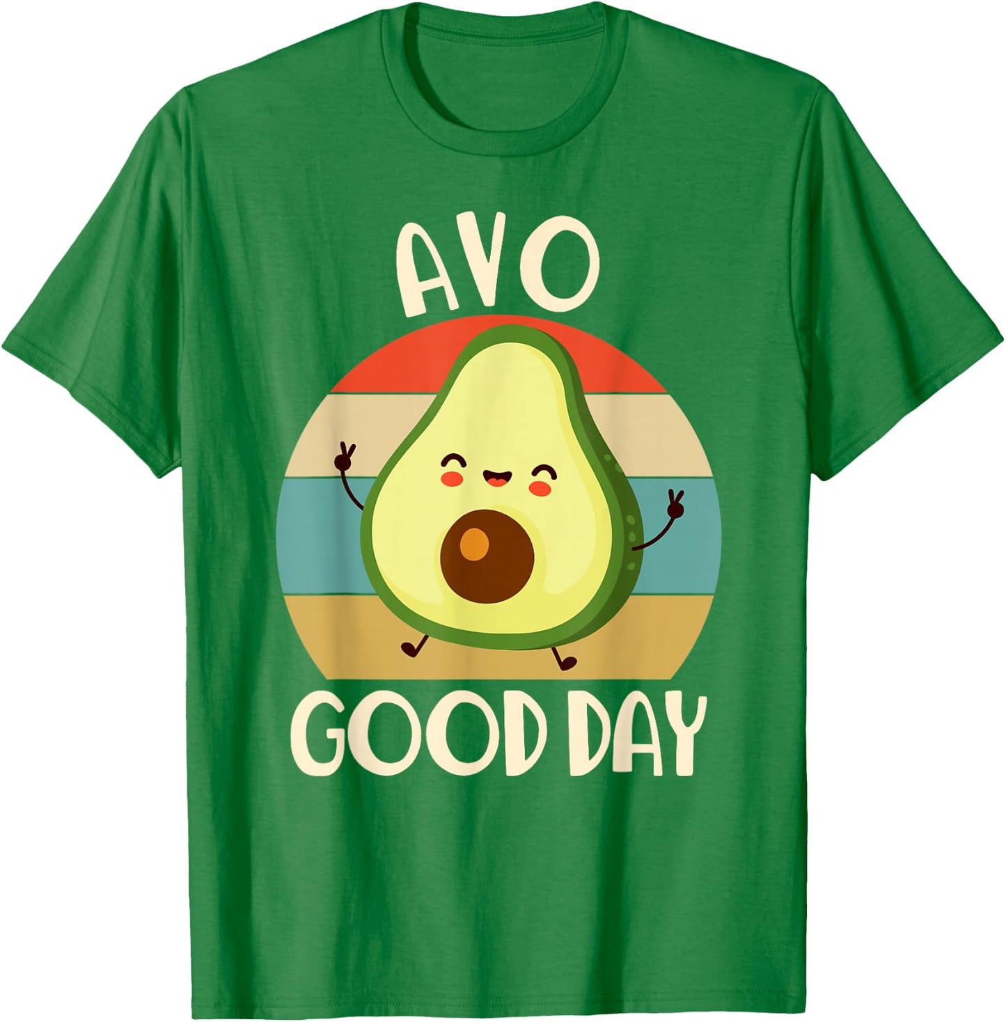 Avocado Shirt Kids Toddler Boys Cute Avo Good Day Funny T-Shirt - T-Shirt | Irish Green