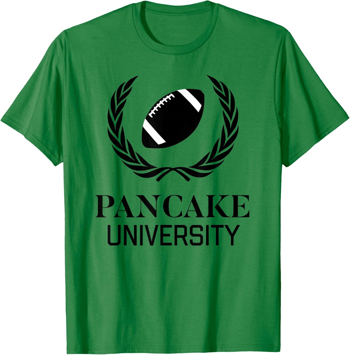 Pancake University American Football Offensive Lineman T-Shirt - T-Shirt | Irish Green