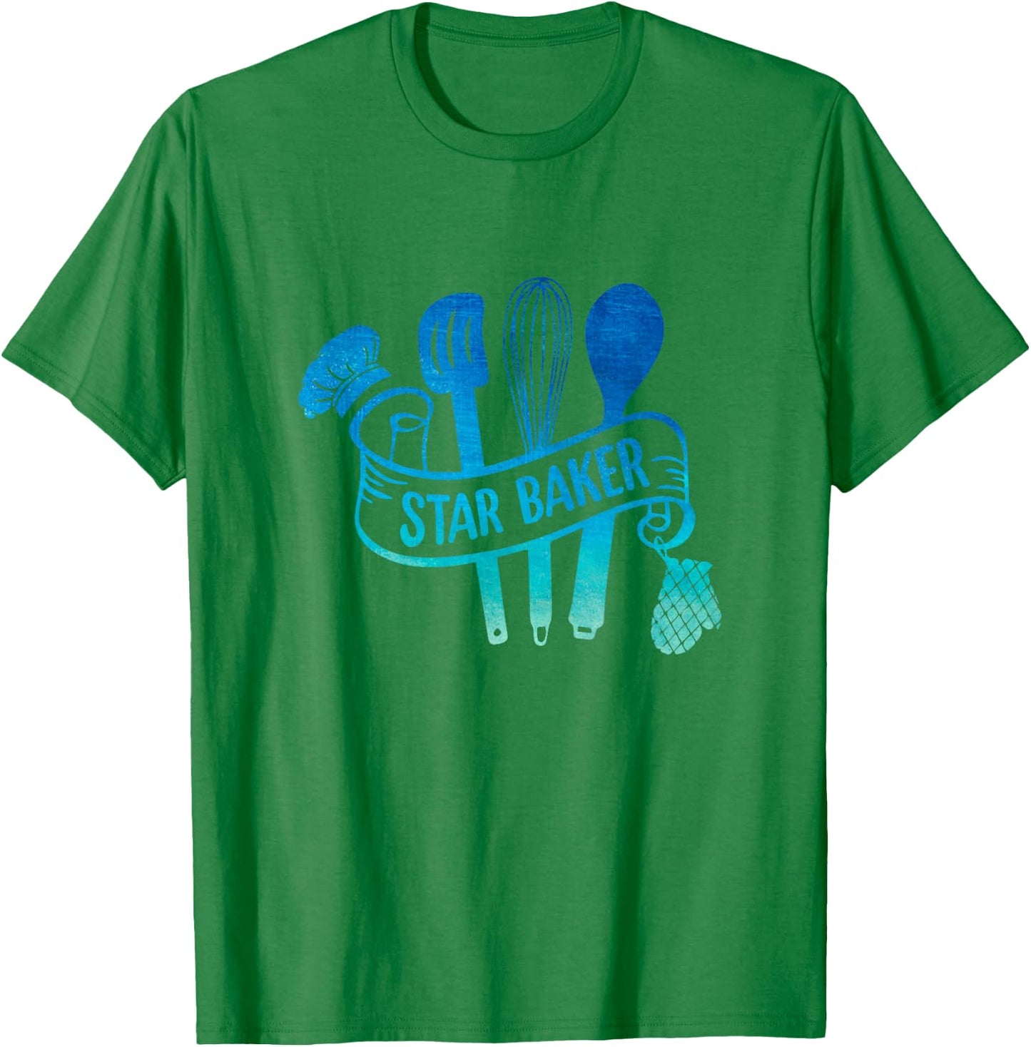 Star Baker Cake Baking Confectioner Cupcake Pastry Caking T-Shirt - T-Shirt | Irish Green