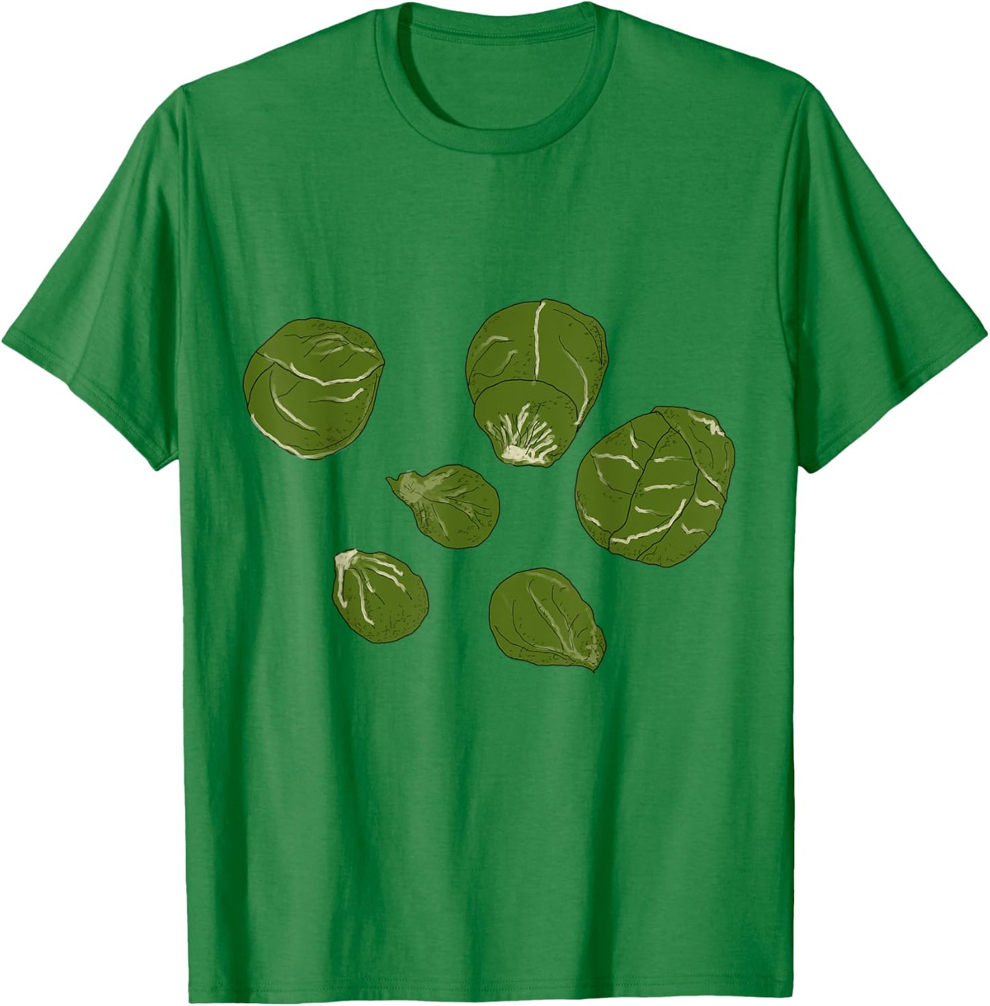Brussel Sprouts Halloween Costume Gardening Farming Veggie T-Shirt - T-Shirt | Irish Green