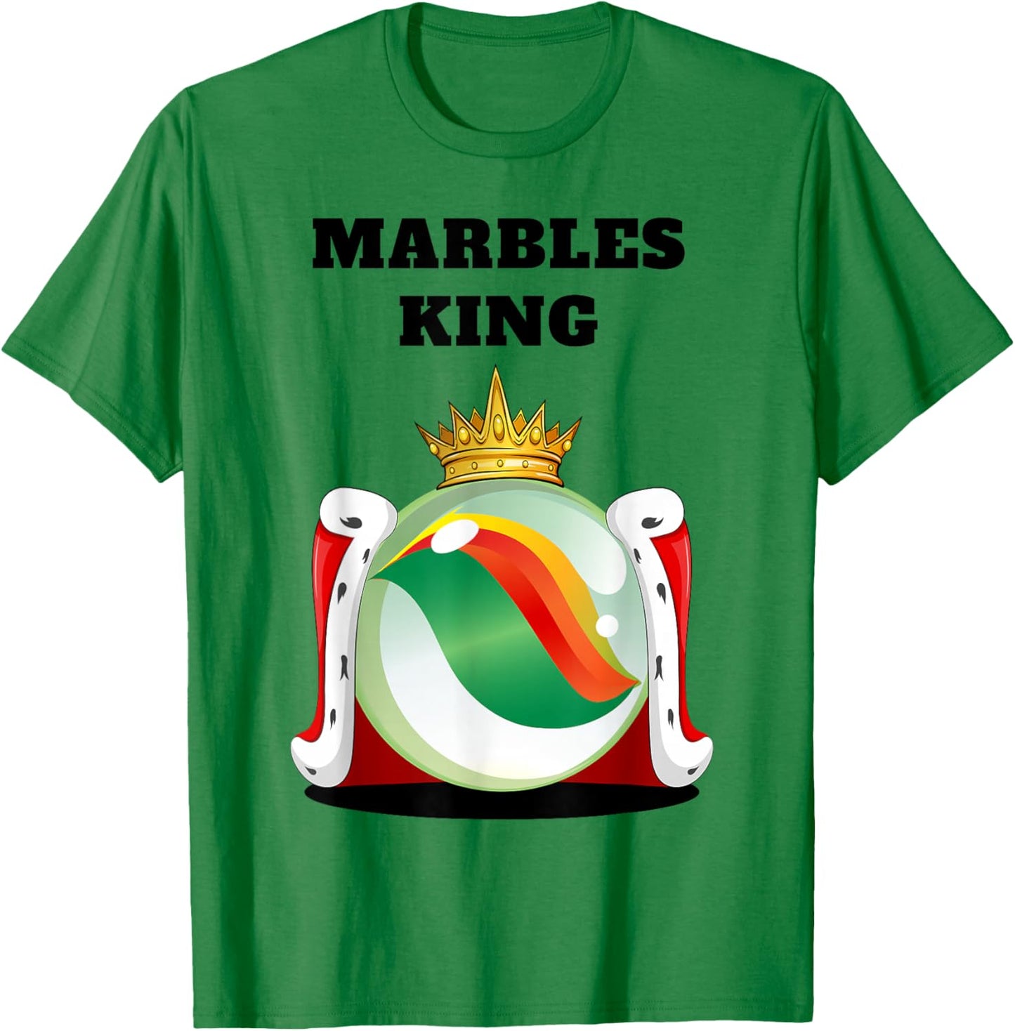 Marbles King | Boys Marbles Design | Marbles T-Shirt - T-Shirt | Irish Green