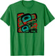Eagle of NW Coast Native American Canadian Indian Style T-Shirt - T-Shirt | Irish Green