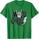 Wild Child Lightning Checkered T-Shirt - T-Shirt | Irish Green