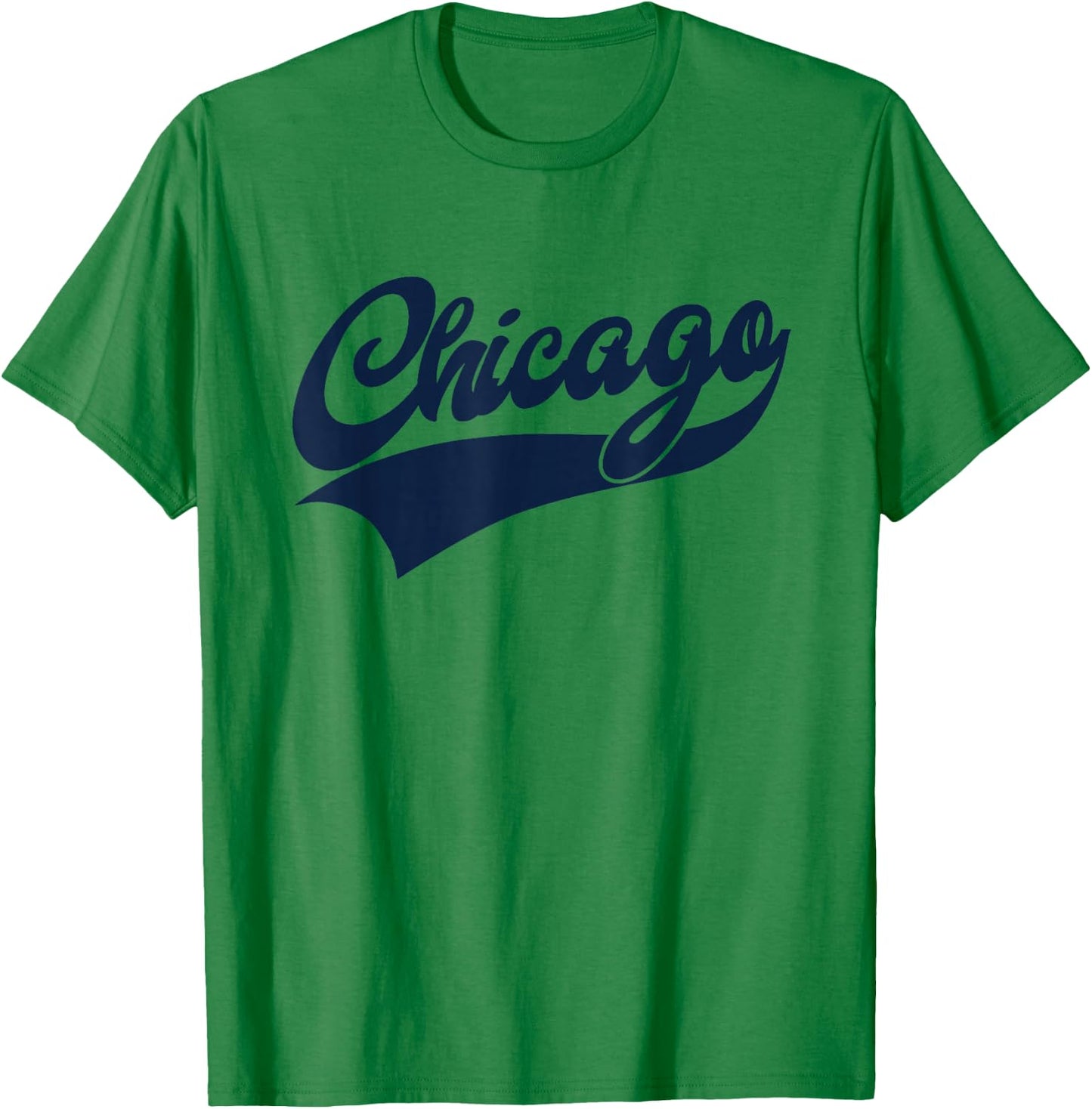 CHICAGO - Athletic Throwback Design - Classic T-Shirt - T-Shirt | Irish Green