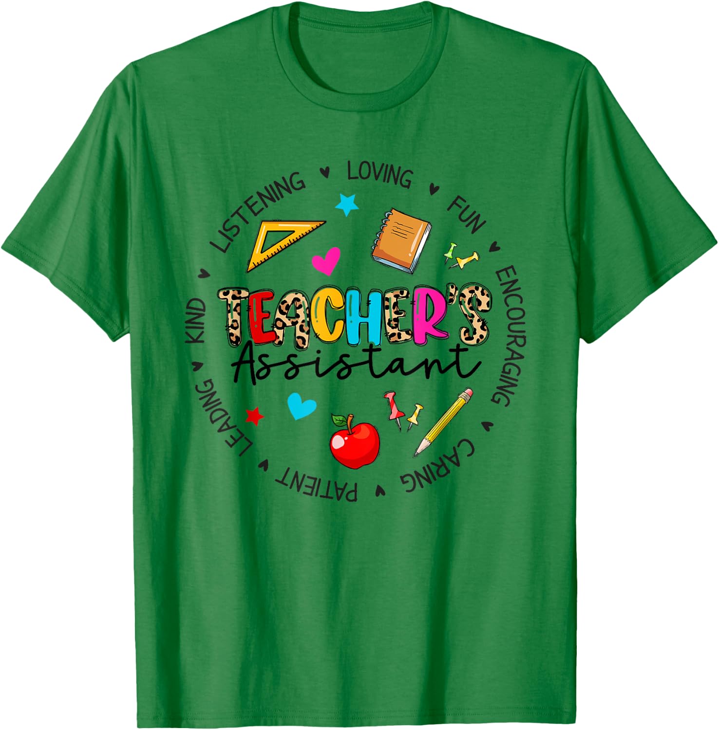 Teacher Assistant Appreciation Back To School T-Shirt - T-Shirt | Irish Green