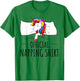 Sleeping Unicorn Girls Women Official Napping T-Shirt - T-Shirt | Irish Green
