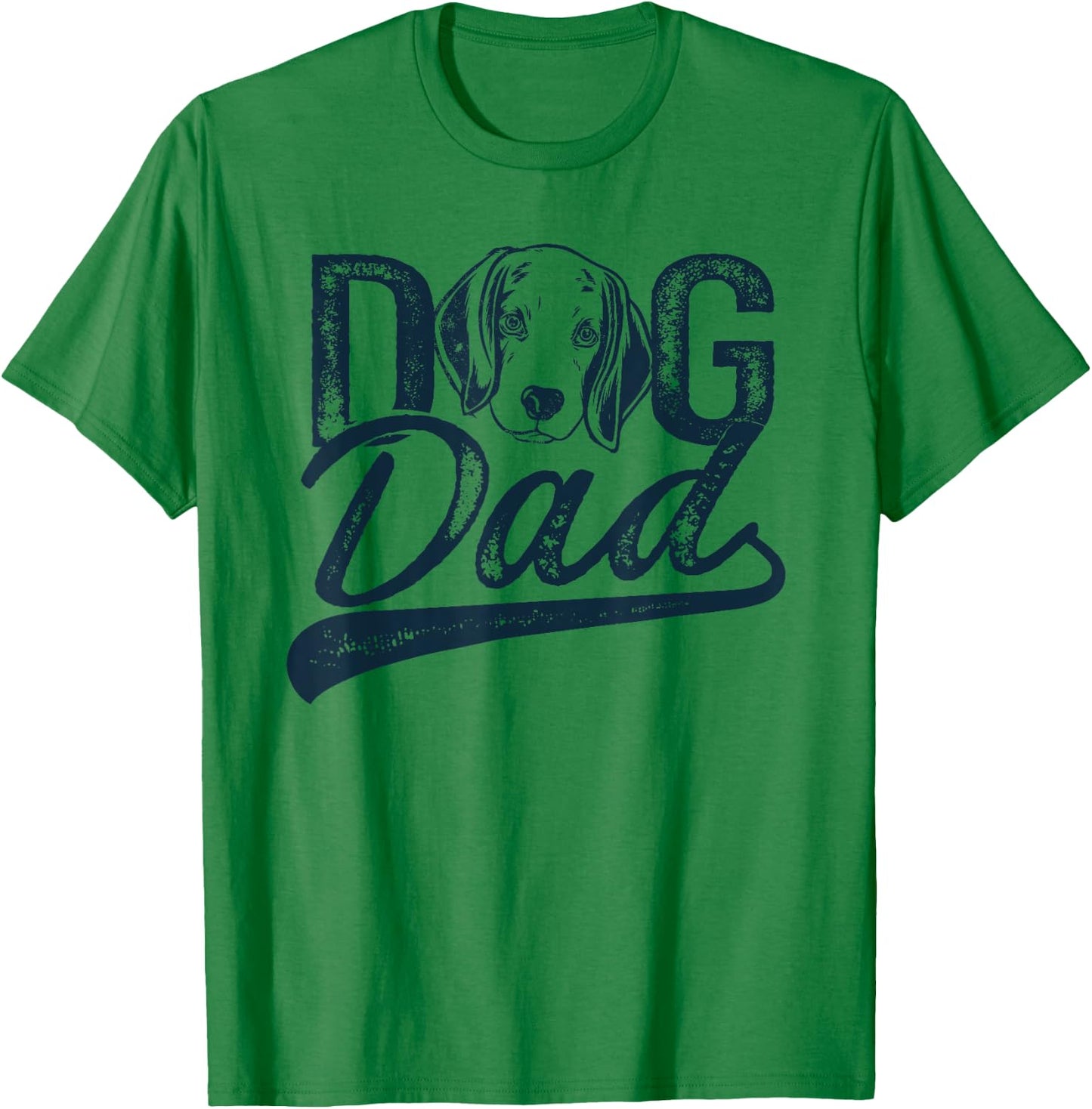 Beagle Dog Dad T-Shirt - T-Shirt | Irish Green