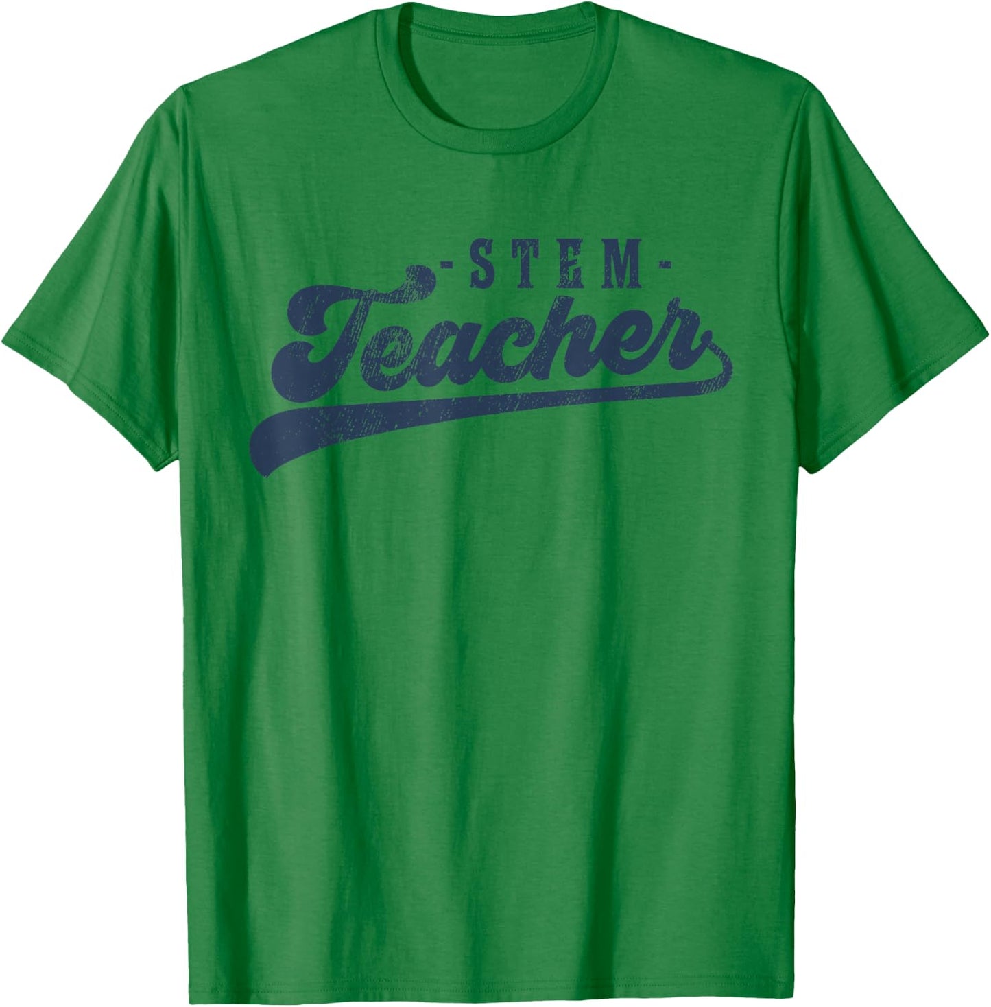 STEM Teacher Men Women Cute Vintage Graphic STEM Teacher T-Shirt - T-Shirt | Irish Green