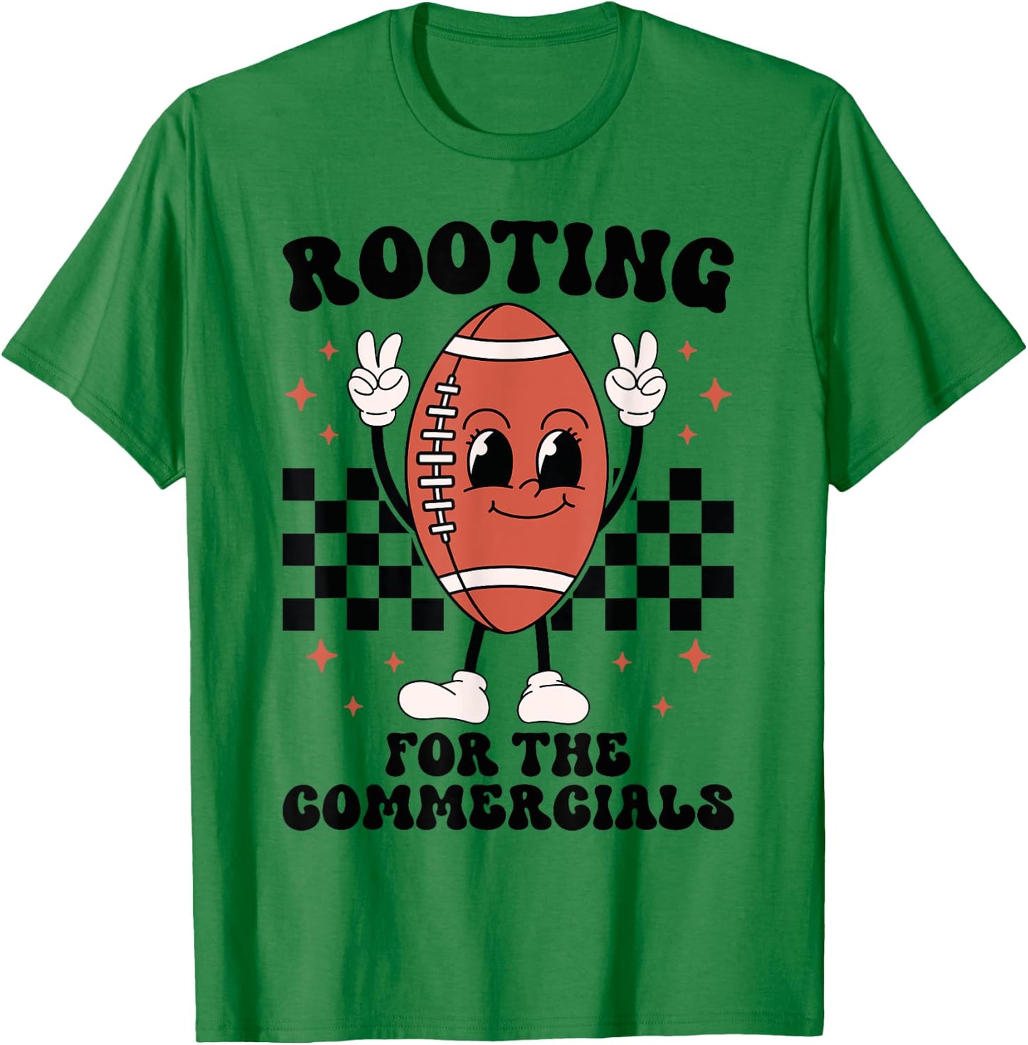 Rooting For The Commercials American Football Players T-Shirt - T-Shirt | Irish Green