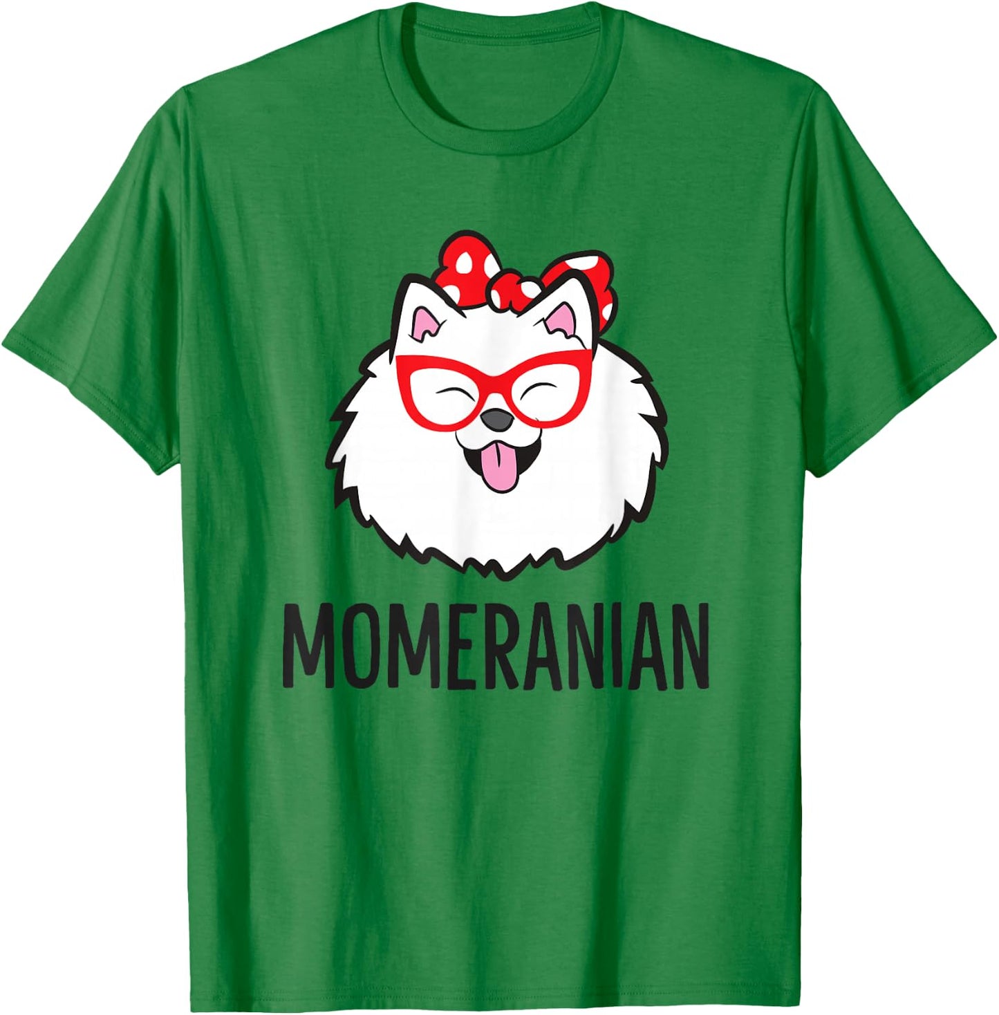 Pomeranian Mom Funny Momeranian Cute Pomeranian T-Shirt - T-Shirt | Irish Green