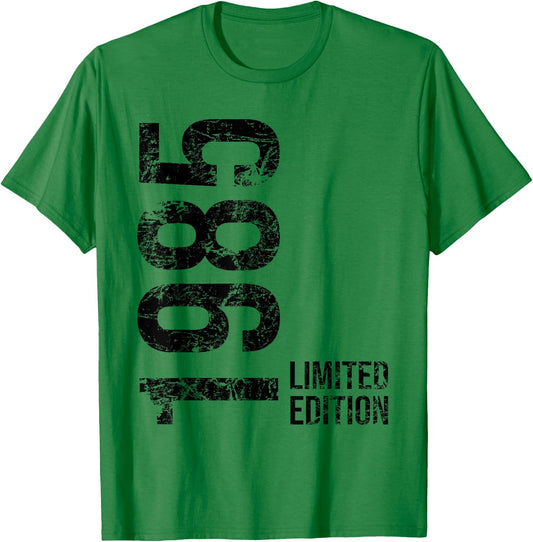 40th Birthday 40 Years Old Man Woman Vintage 1985 T-Shirt - T-Shirt | Irish Green