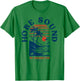 Hobe Sound Florida Retro Surfer Vintage Beach Men Women T-Shirt - T-Shirt | Irish Green