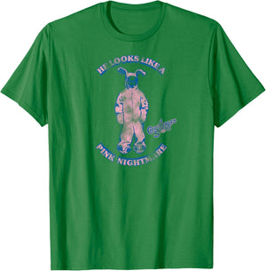 A Christmas Story Ralphie Looks Like A Pink Nightmare Funny T-Shirt - T-Shirt | Irish Green