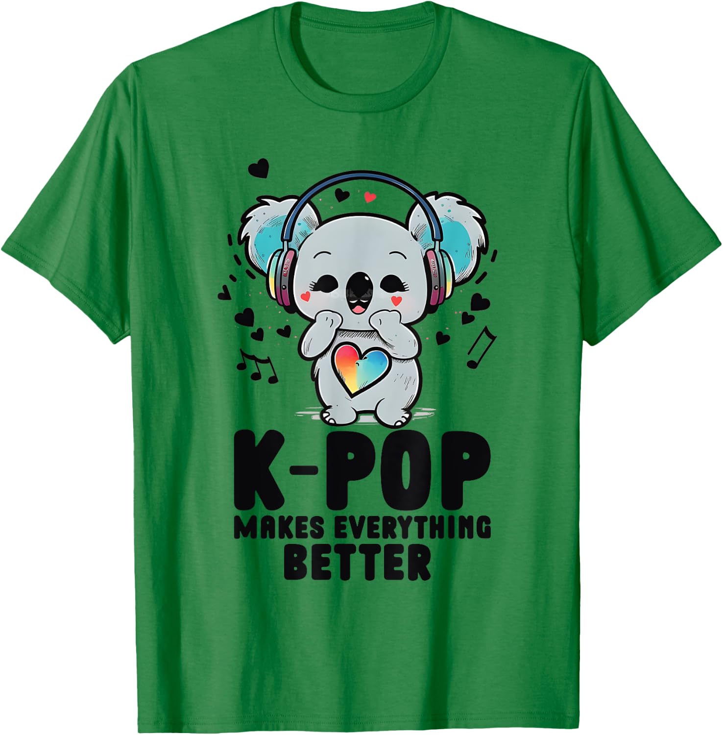 Kpop Bias Koala Pop Items Merch K-pop Merchandise T-Shirt - T-Shirt | Irish Green