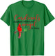 Red Cardinal Bird Angel Memorial Love Design T-Shirt - T-Shirt | Irish Green