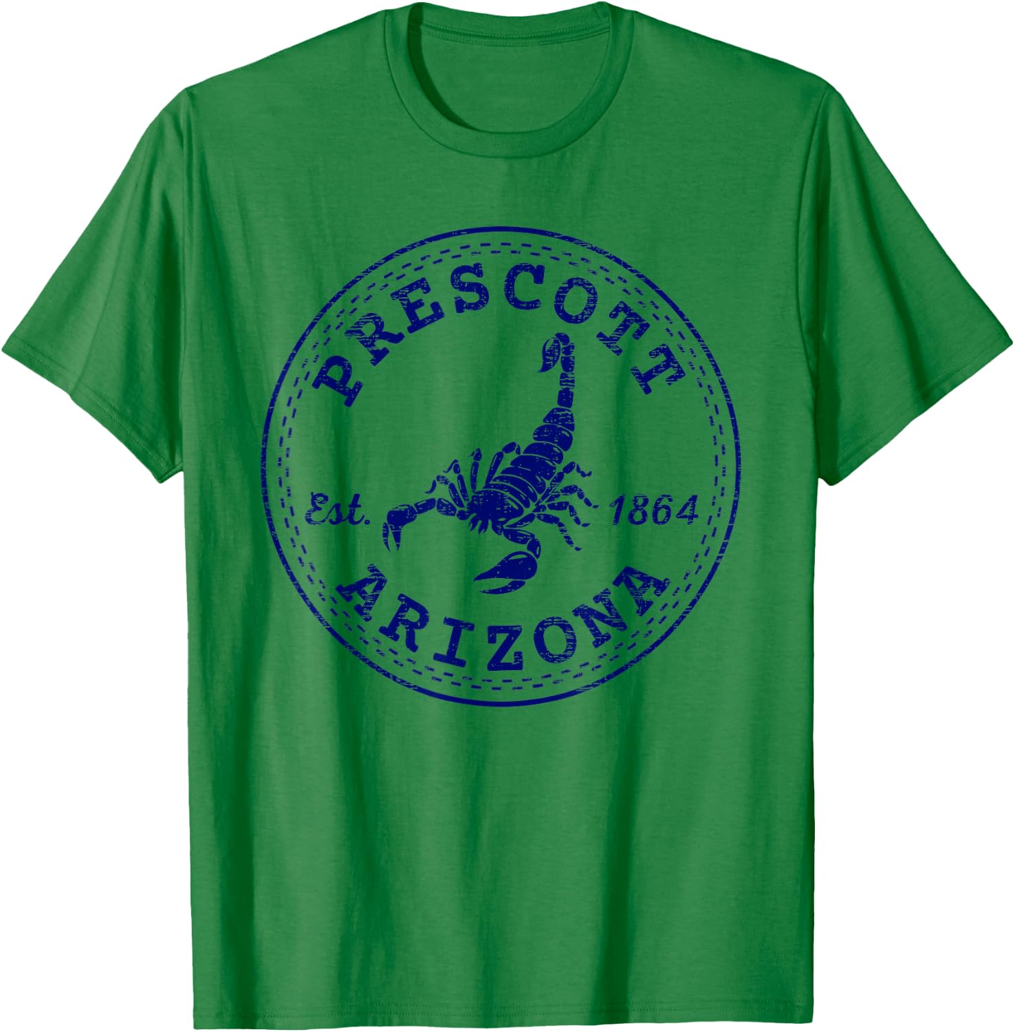 Prescott Arizona Vintage T-Shirt - T-Shirt | Irish Green