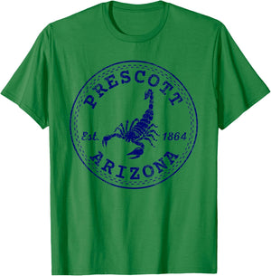 Prescott Arizona Vintage T-Shirt - T-Shirt | Irish Green