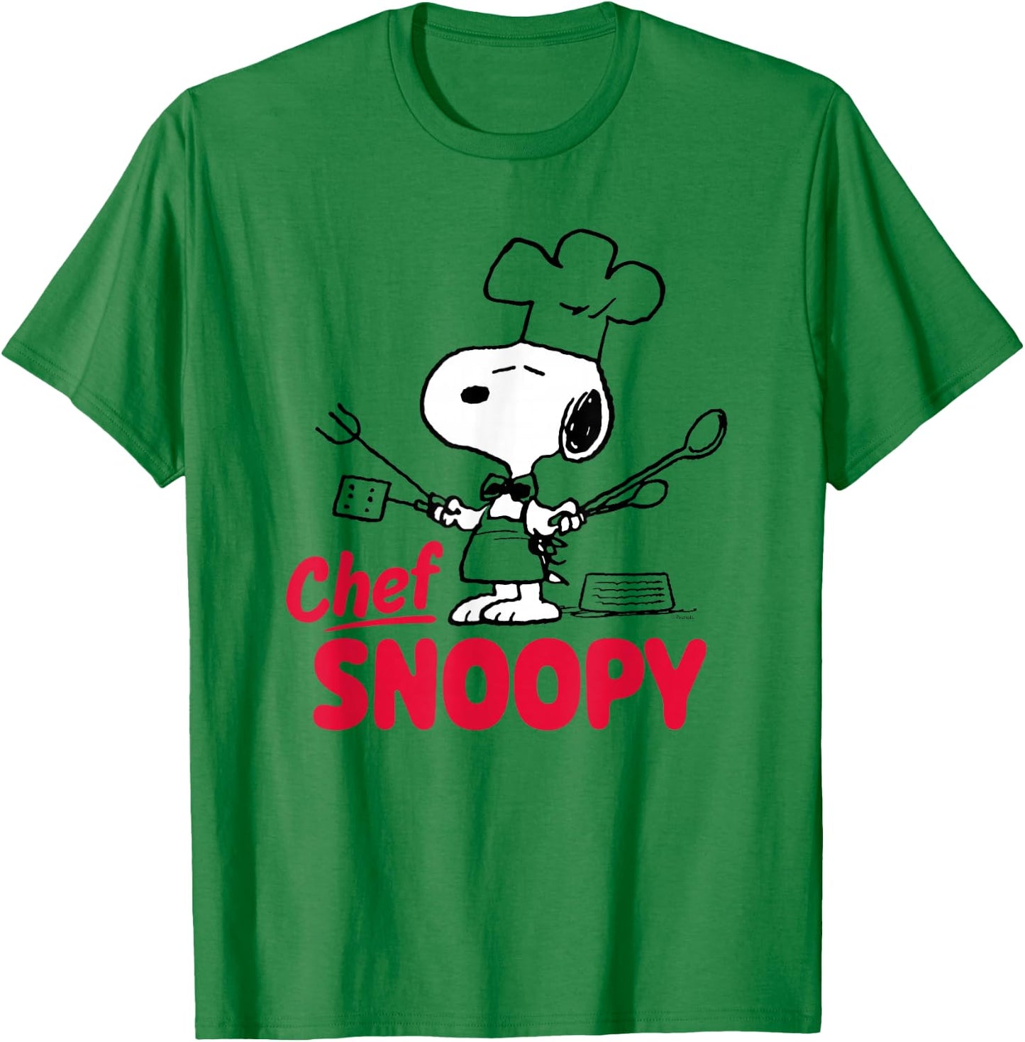 Peanuts - Chef Snoopy T-Shirt - T-Shirt | Irish Green