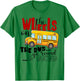Back To School Funny The WHEELS On The BUS Toddler Kids Boys T-Shirt - T-Shirt | Irish Green