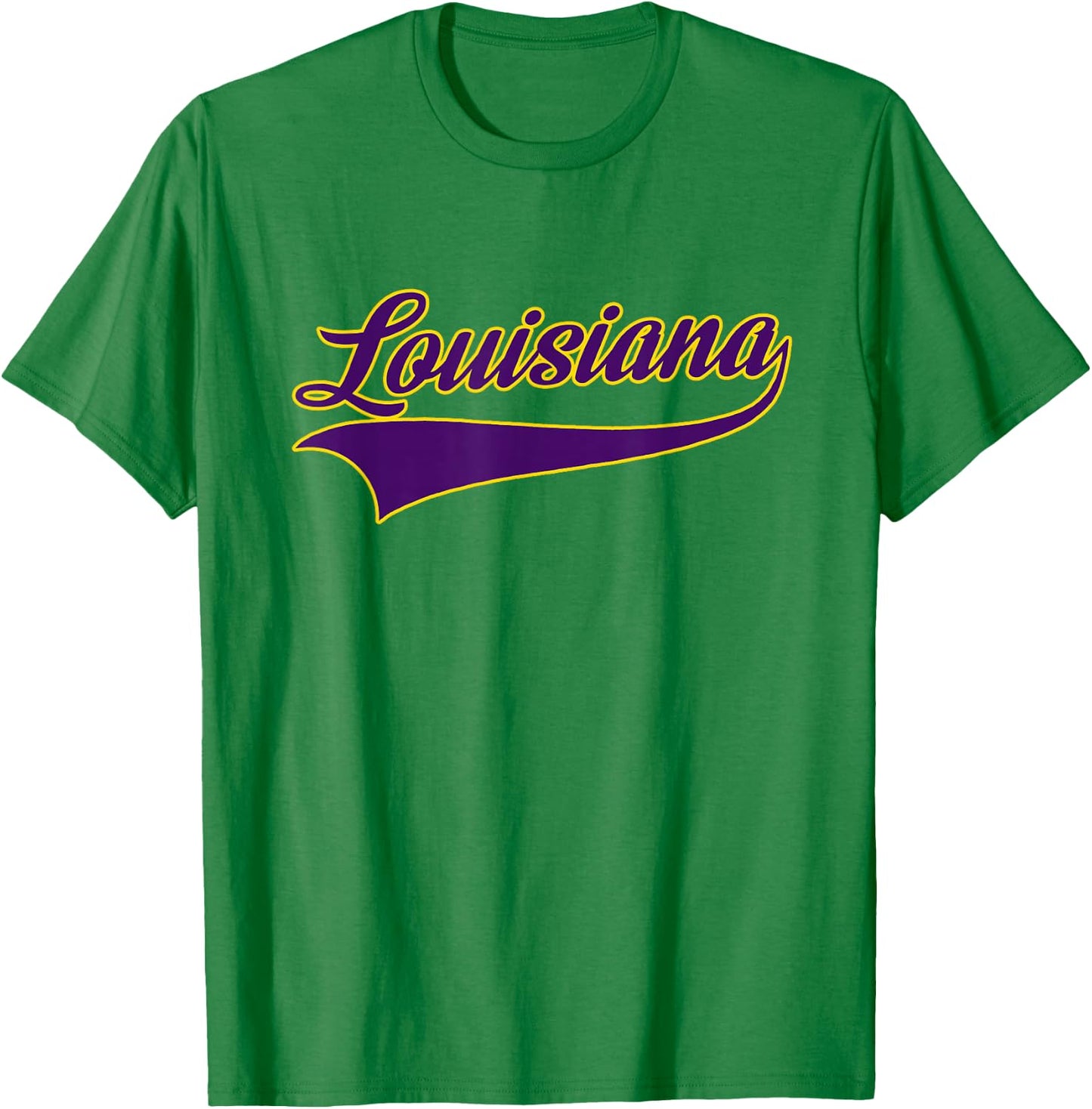 Louisiana - Throwback Design - Classic T-Shirt - T-Shirt | Irish Green