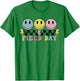 Hippie Retro Field Day Design for Kids, Teachers Field Day T-Shirt - T-Shirt | Irish Green