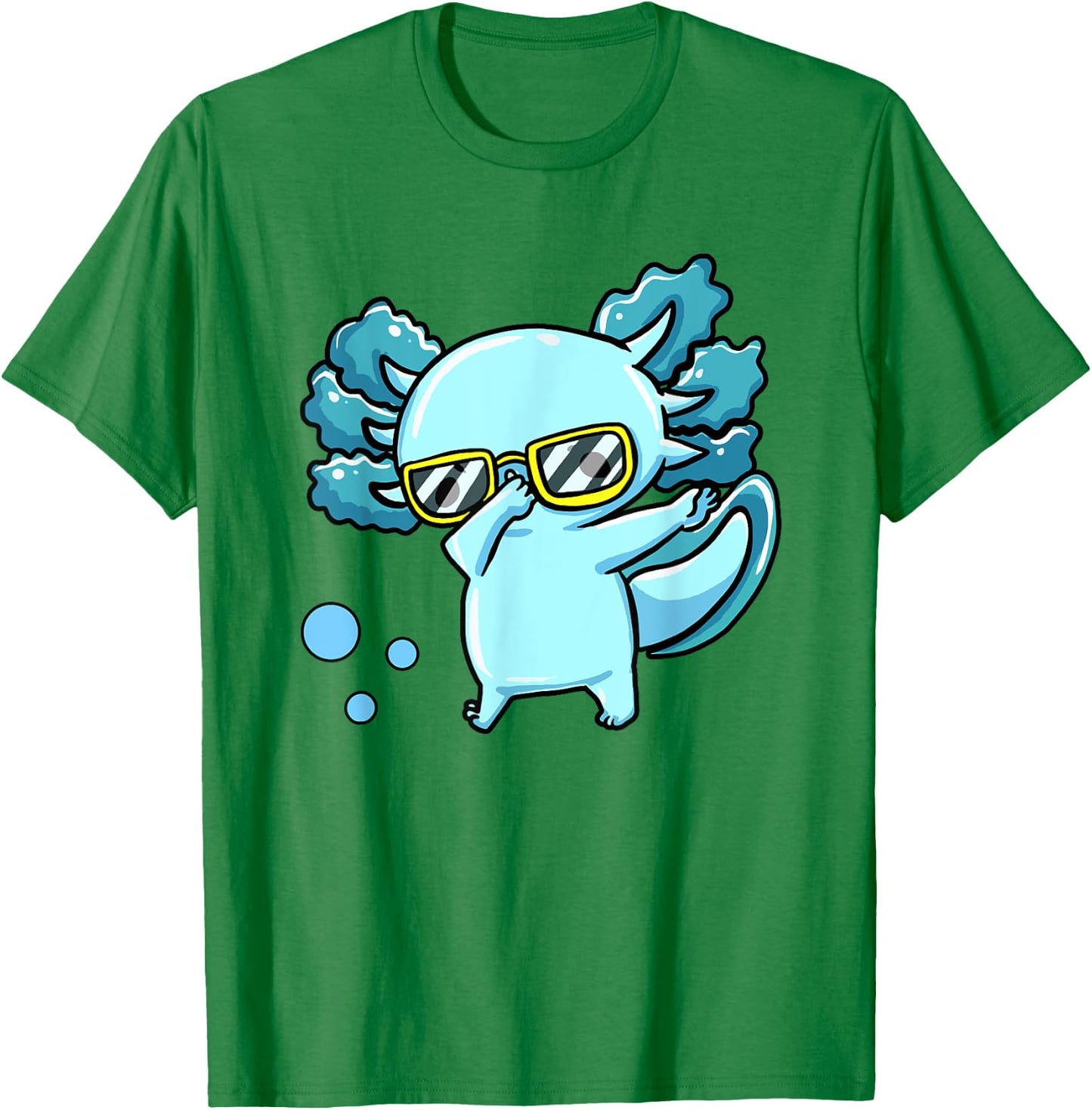 Funny Dabbing Axolotl-Shirt Toddler Boys Kids T-Shirt - T-Shirt | Irish Green
