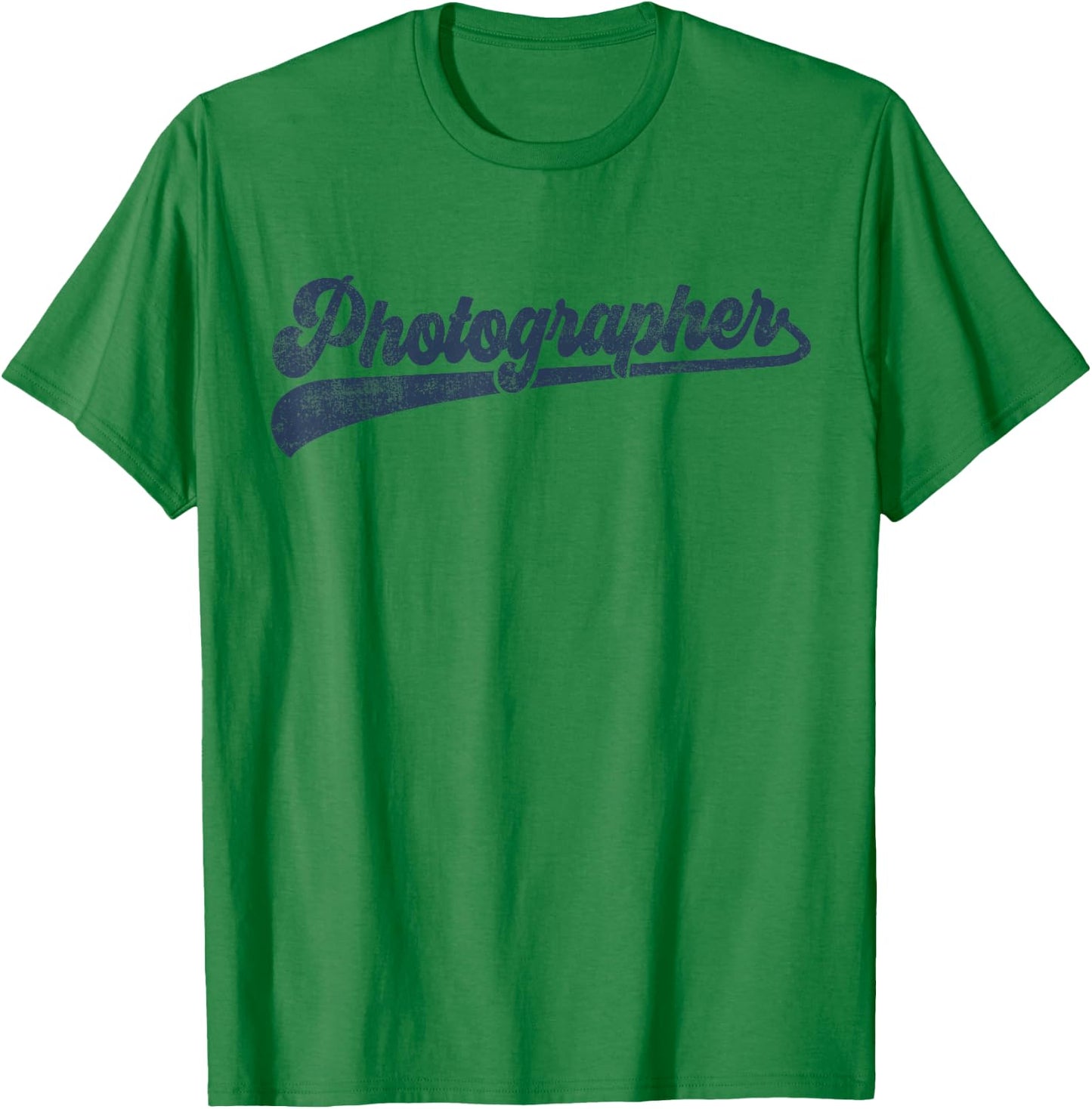 Photographer Cute Vintage Graphic T-Shirt - T-Shirt | Irish Green