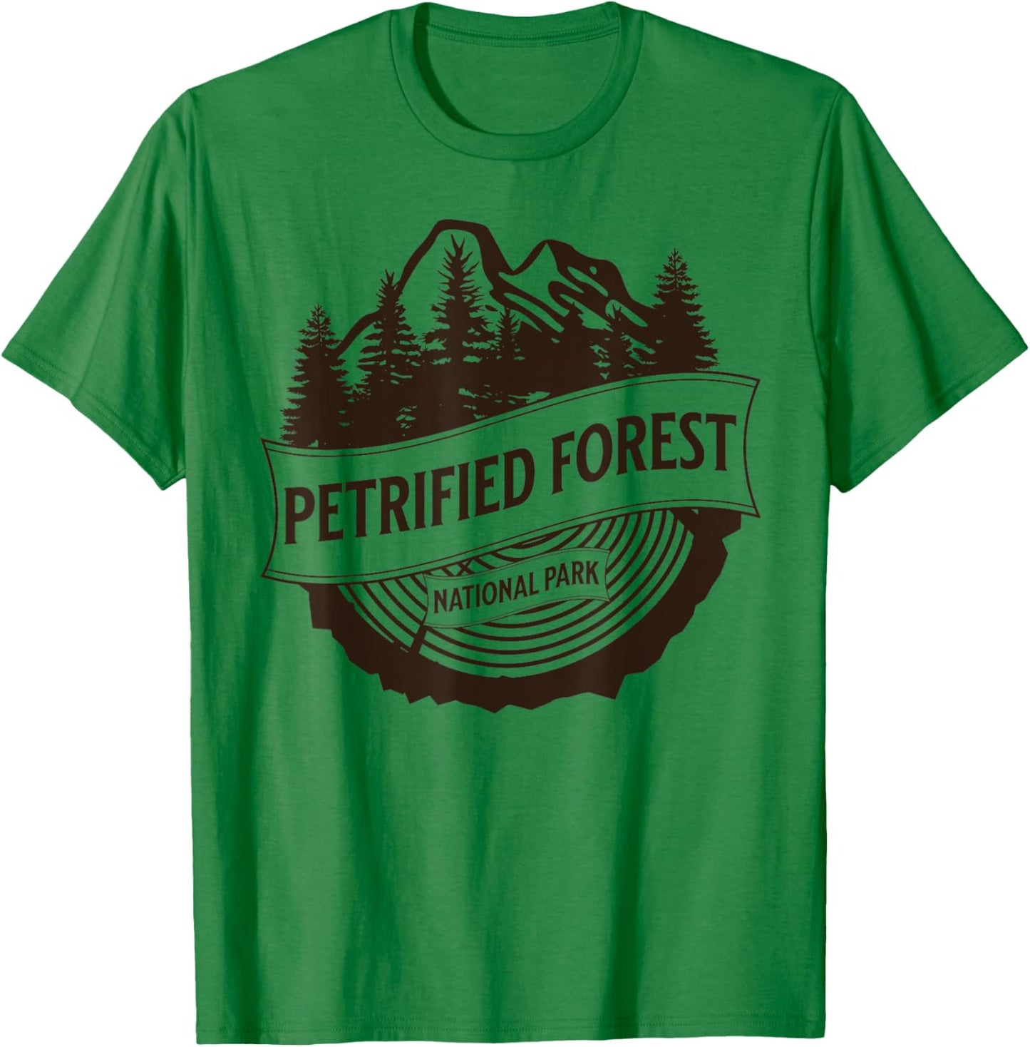 Petrified Forest National Park T-Shirt - T-Shirt | Irish Green
