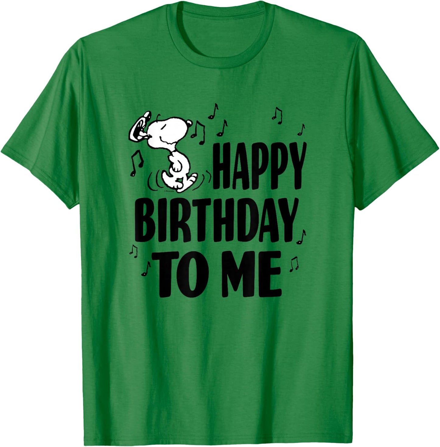 Peanuts Happy Birthday for Me T-Shirt - T-Shirt | Irish Green