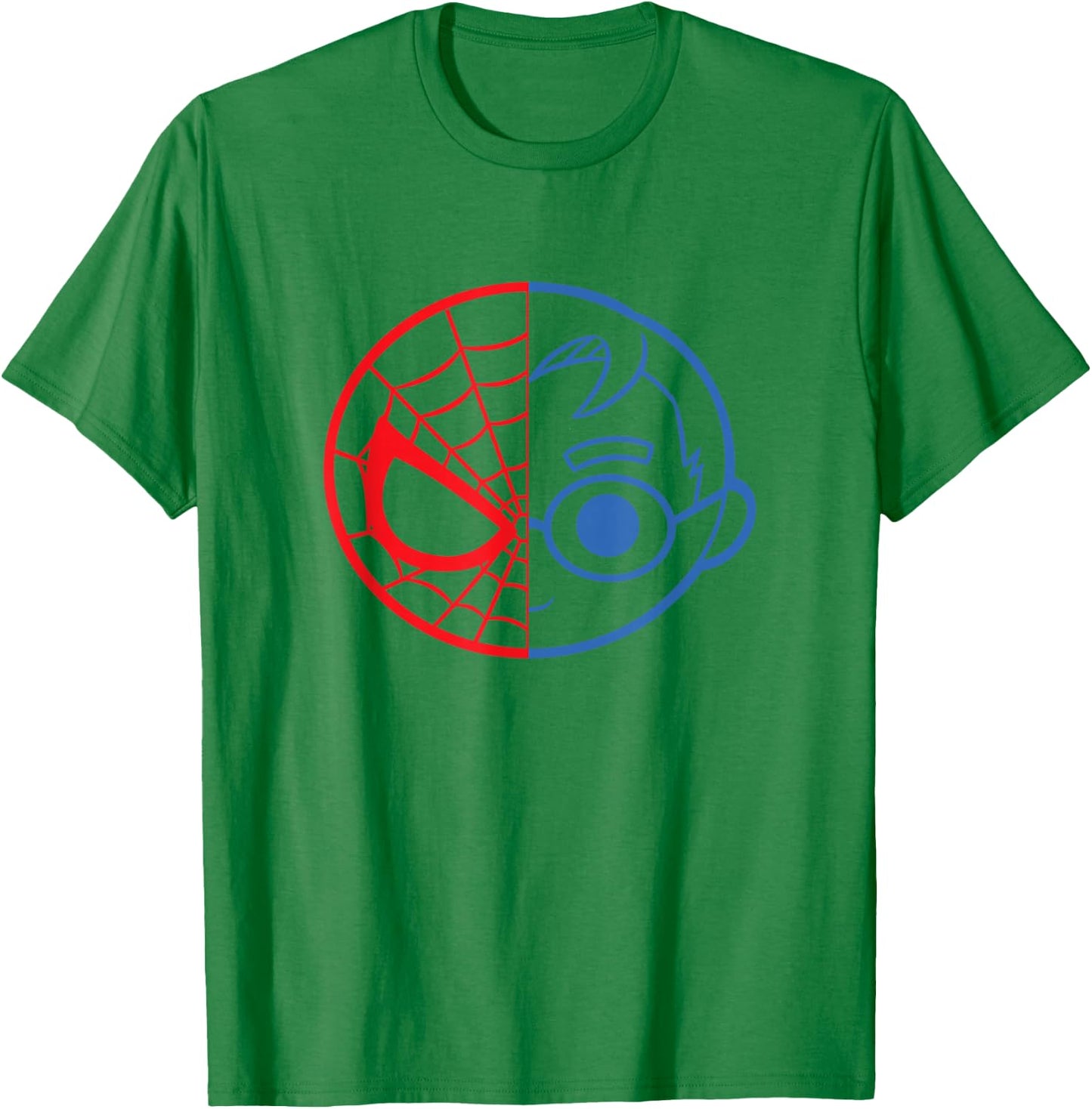 Marvel Comics Retro Classic Spider-Man Peter Parker Chibi T-Shirt - T-Shirt | Irish Green