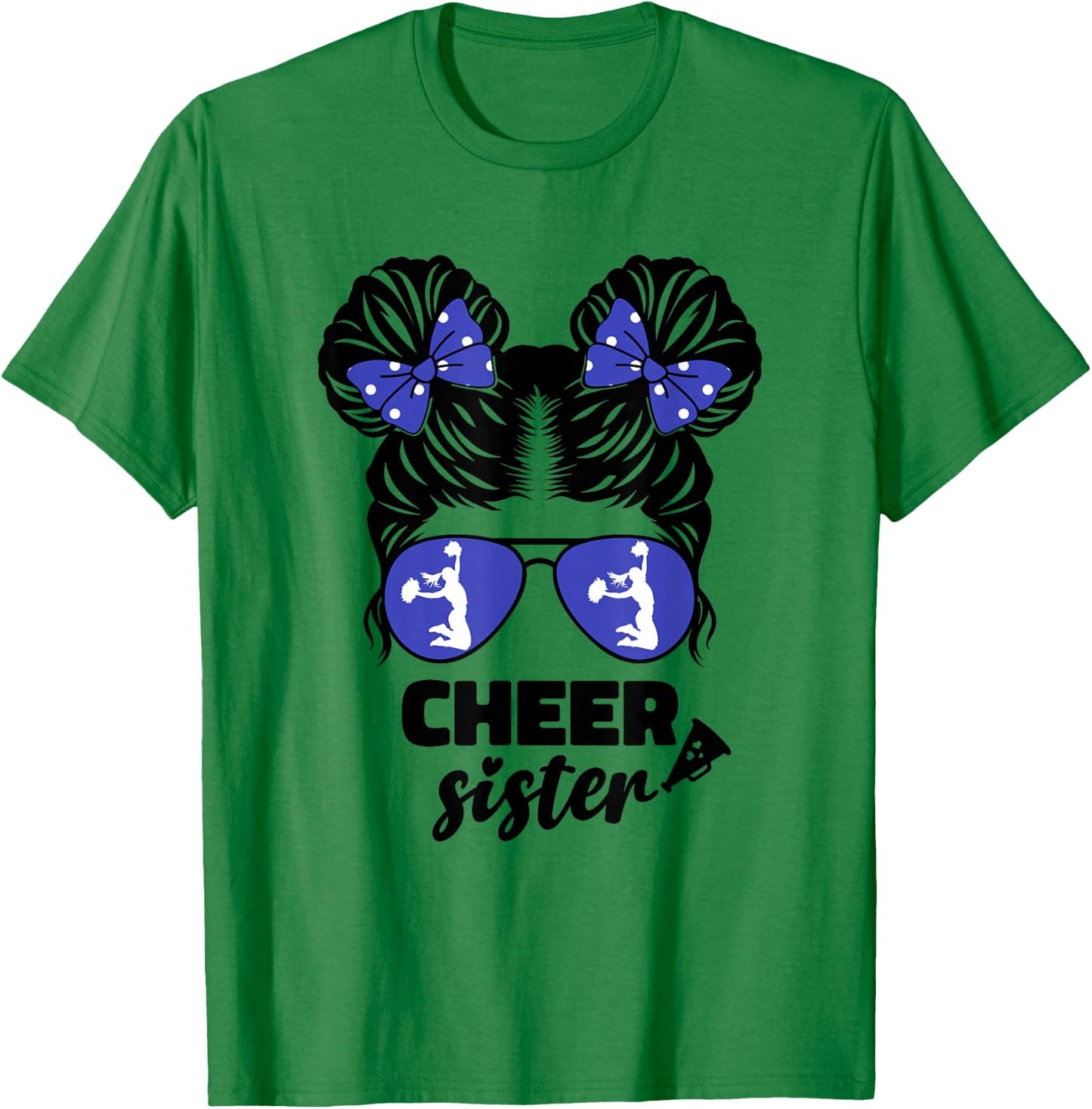 Cheer Sister for Baby Girl Girls Cheerleader Sister Sis Cute T-Shirt - T-Shirt | Irish Green