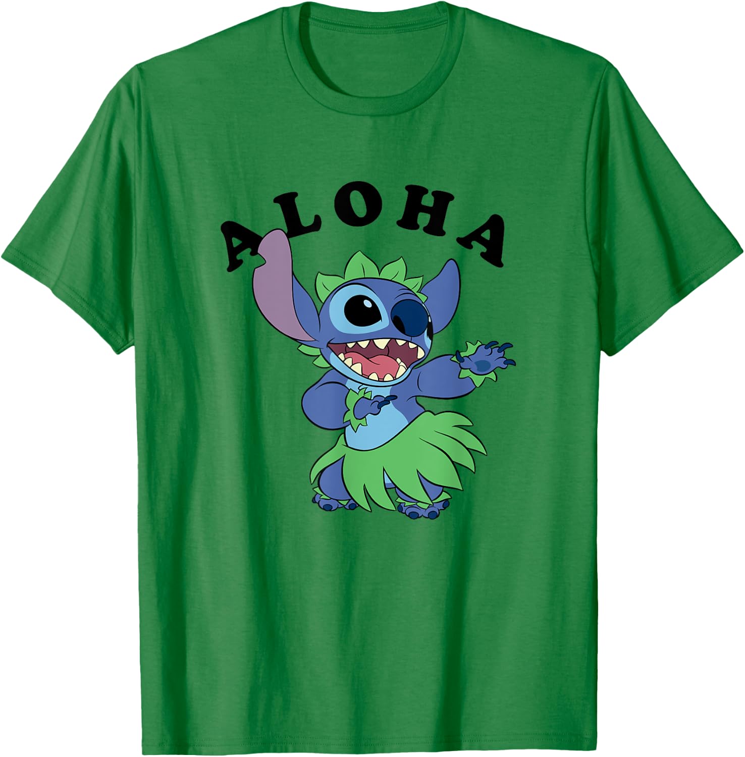 Disney Lilo & Stitch Aloha Hula Dancing Stitch T-Shirt - T-Shirt | Irish Green