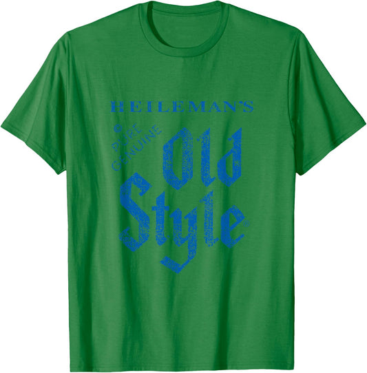 Old Style Beer Vintage Style - Blue T-Shirt - T-Shirt | Irish Green