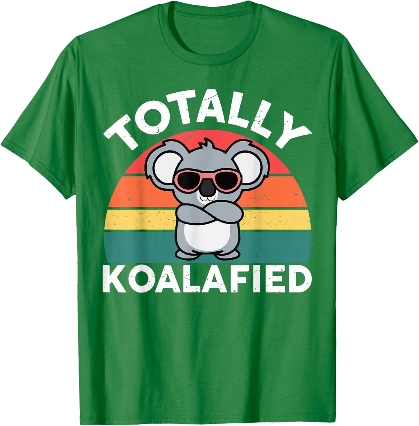 Cute Koalafied Shirt dad Men Kids Boys Girls Women Koala T-Shirt - T-Shirt | Irish Green