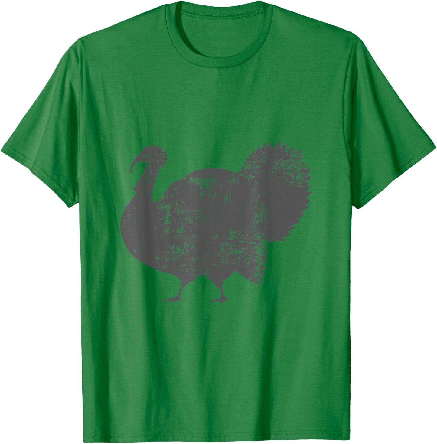 Vintage Distressed Turkey Large Bird Thanksgiving lover T-Shirt - T-Shirt | Irish Green