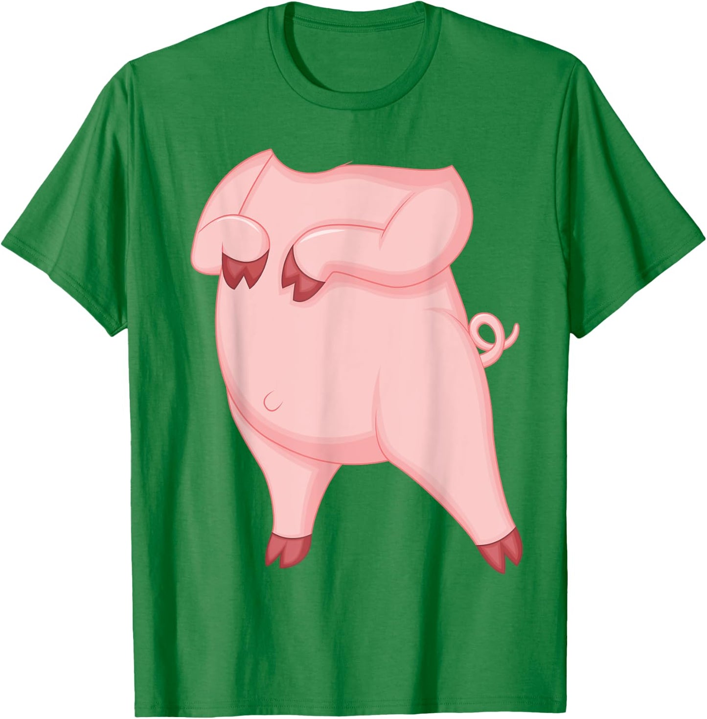 Pig Shirt Adult Kids Men Women Pig Costume T-Shirt - T-Shirt | Irish Green