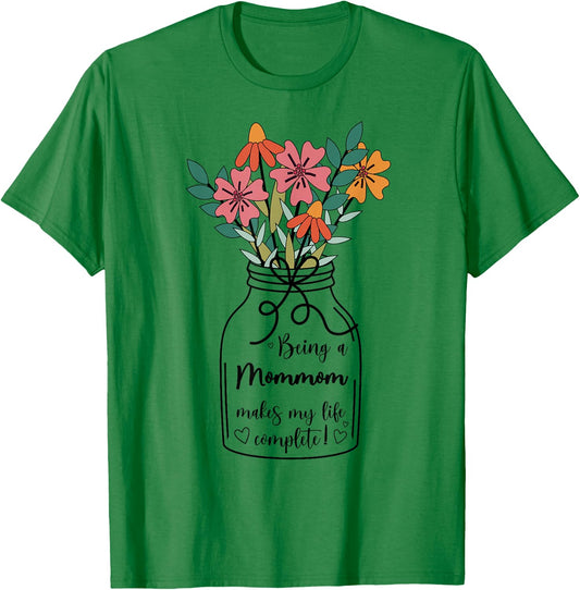 Mommom Grandma Appreciation Mommom Grandmother T-Shirt - T-Shirt | Irish Green