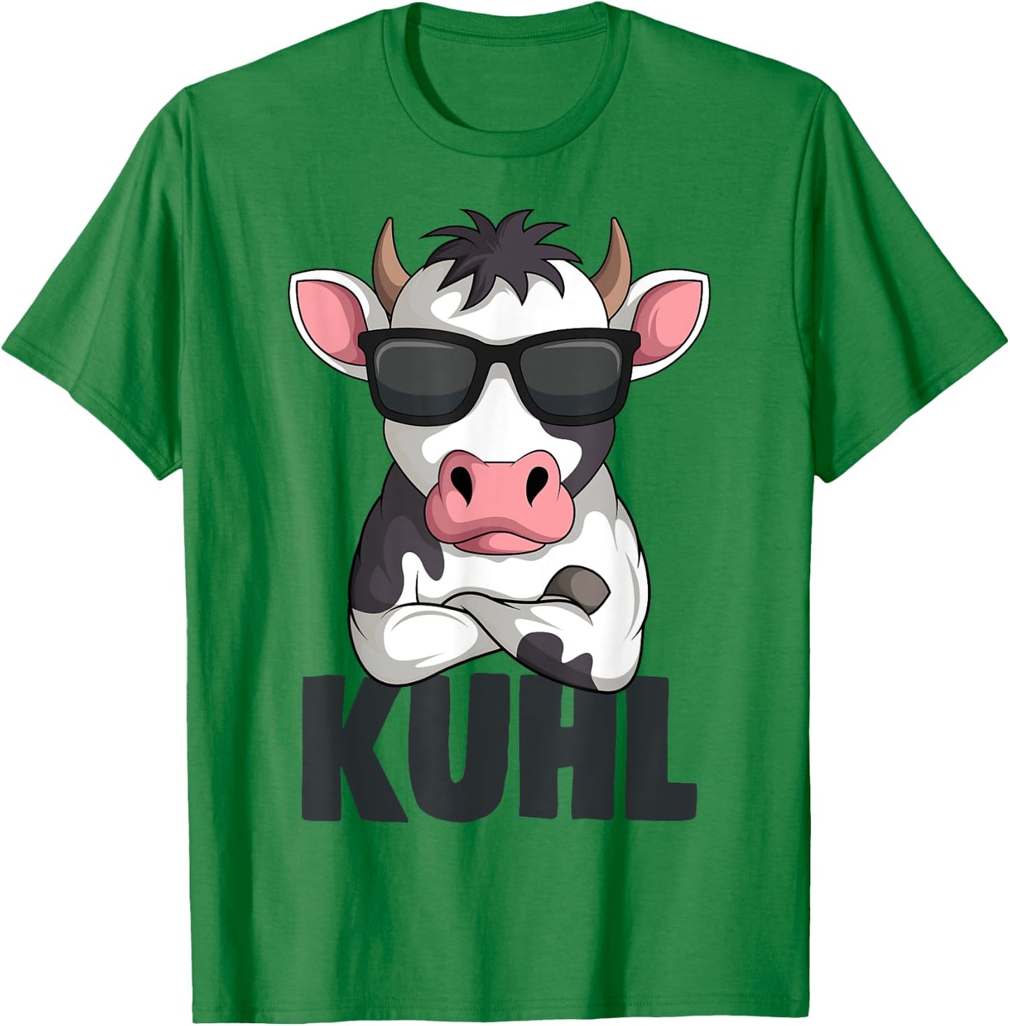Cow Kuhl Farmers Cows Farmer Children Boys Girls T-Shirt - T-Shirt | Irish Green