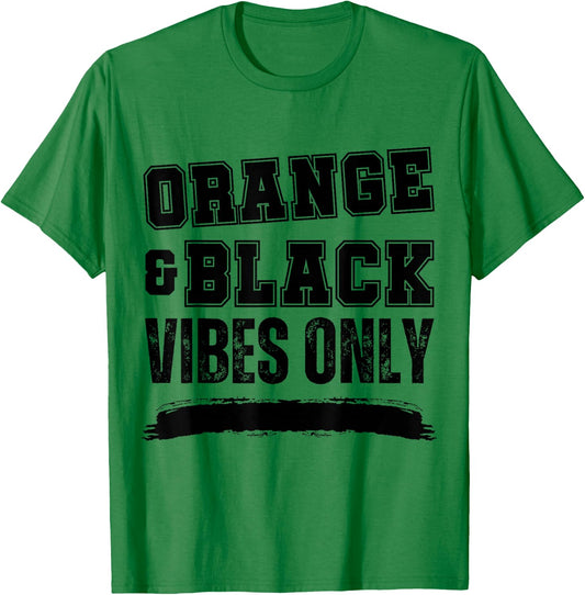 Orange and Black Game Day, Orange Game Day T-Shirt - T-Shirt | Irish Green