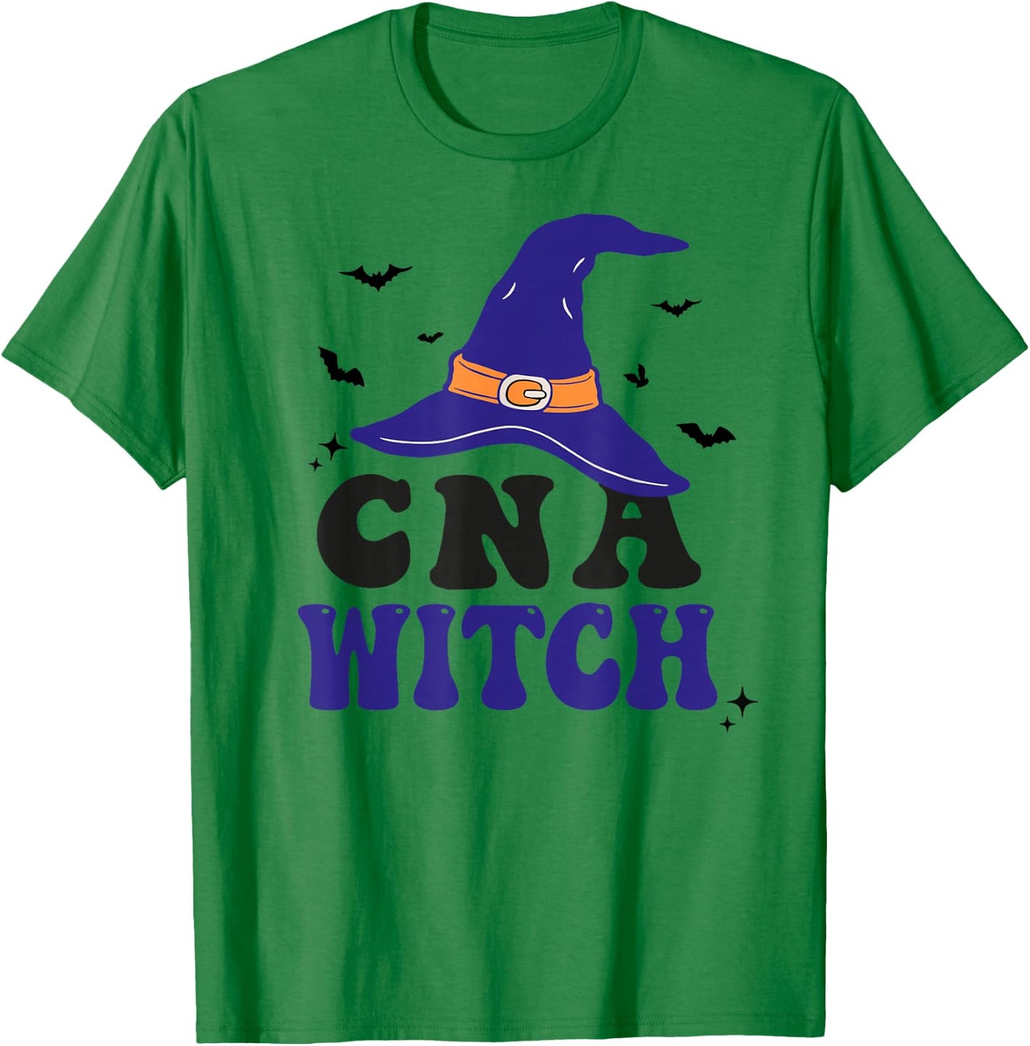 CNA Certified Nursing Assistant Witch Halloween Matching T-Shirt - T-Shirt | Irish Green