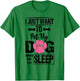 Women's I Just Want to Pet My Dog and Go to Sleep Dog Lovers T-Shirt - T-Shirt | Irish Green