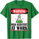 Funny Mad Scientist Costume Science Chemistry Kids Boy Adult T-Shirt - T-Shirt | Irish Green