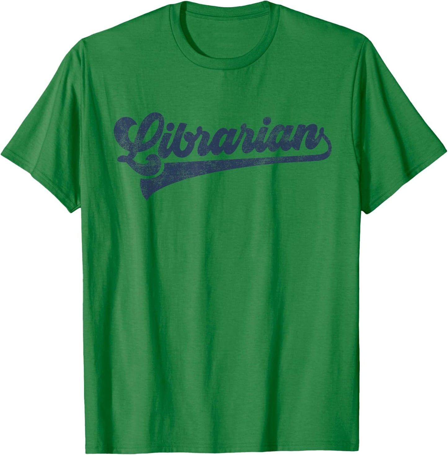 Librarian Cute Vintage Graphic T-Shirt - T-Shirt | Irish Green