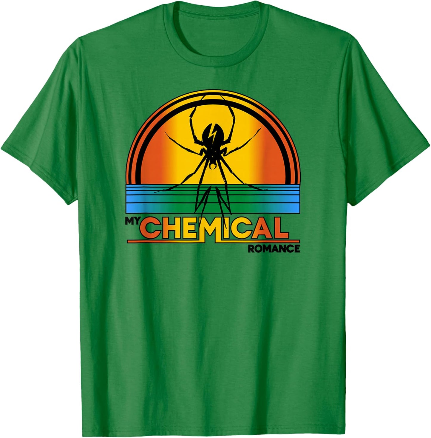 My Chemical Romance Spider Rising T-Shirt - T-Shirt | Irish Green