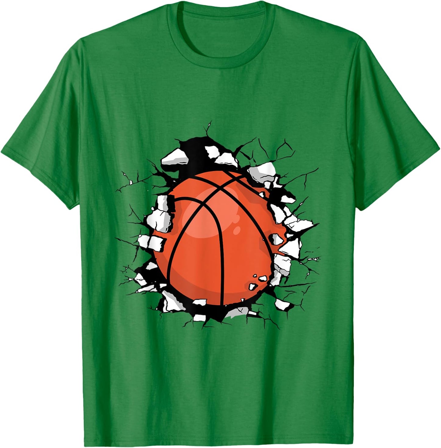 Basketball Sport Game Athlete T-Shirt - T-Shirt | Irish Green