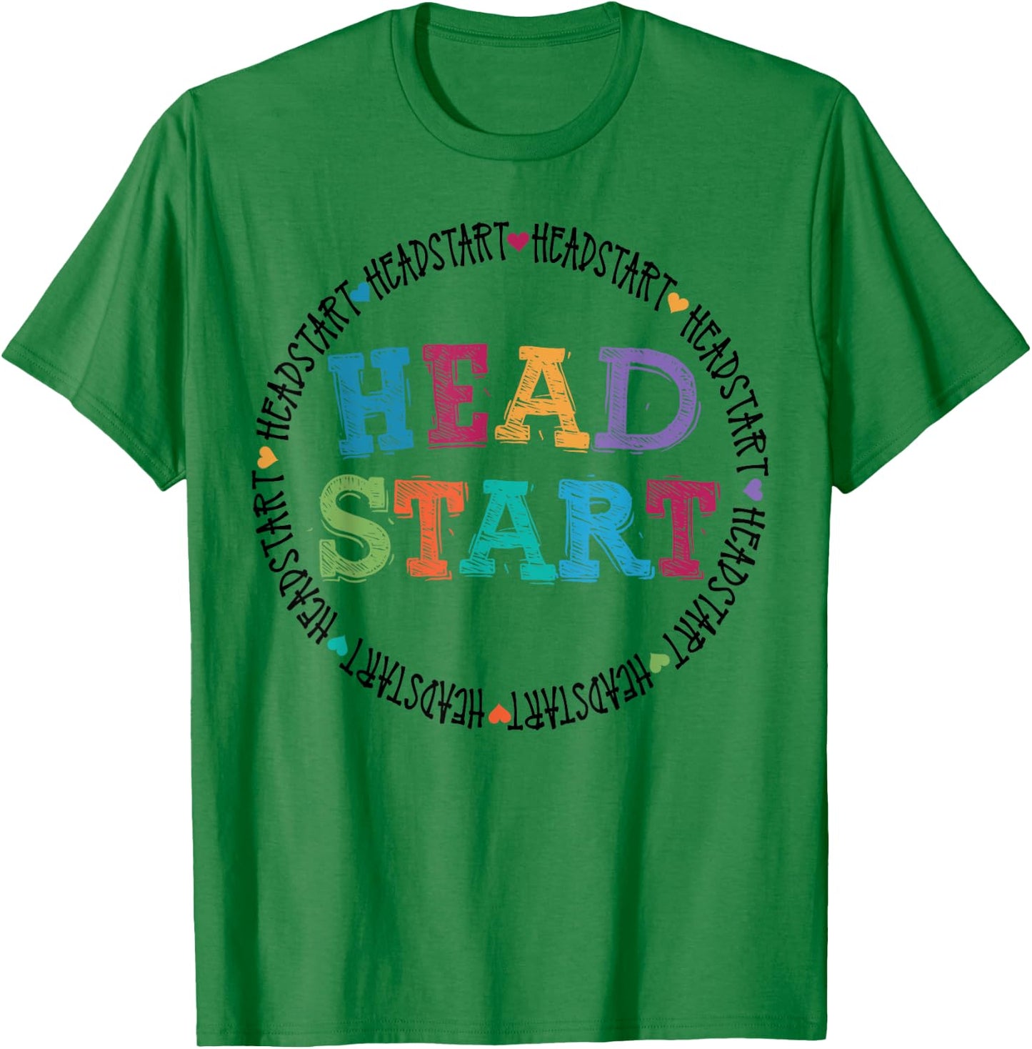 Headstart Teacher Squad Vintage Design Last Back to School T-Shirt - T-Shirt | Irish Green