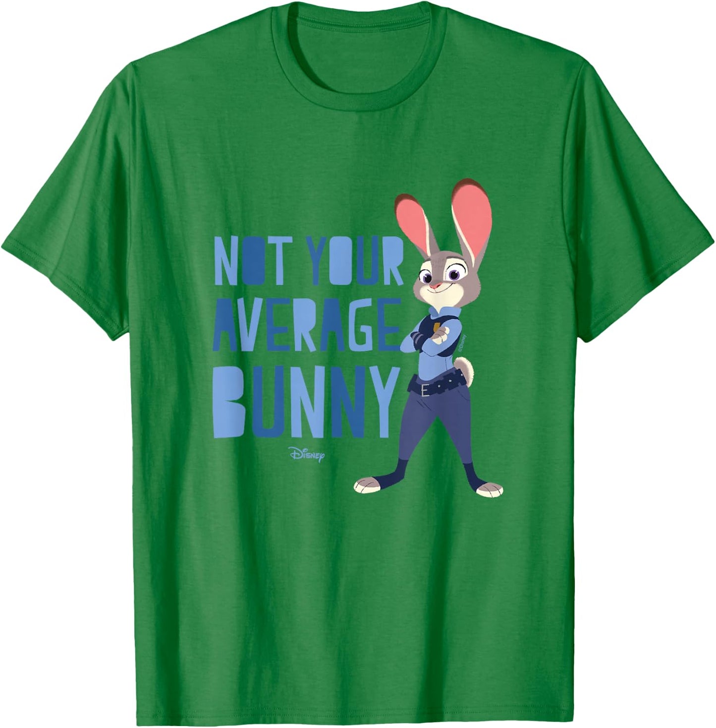 Zootopia - Judy Not Your Average Bunny T-Shirt - T-Shirt | Irish Green