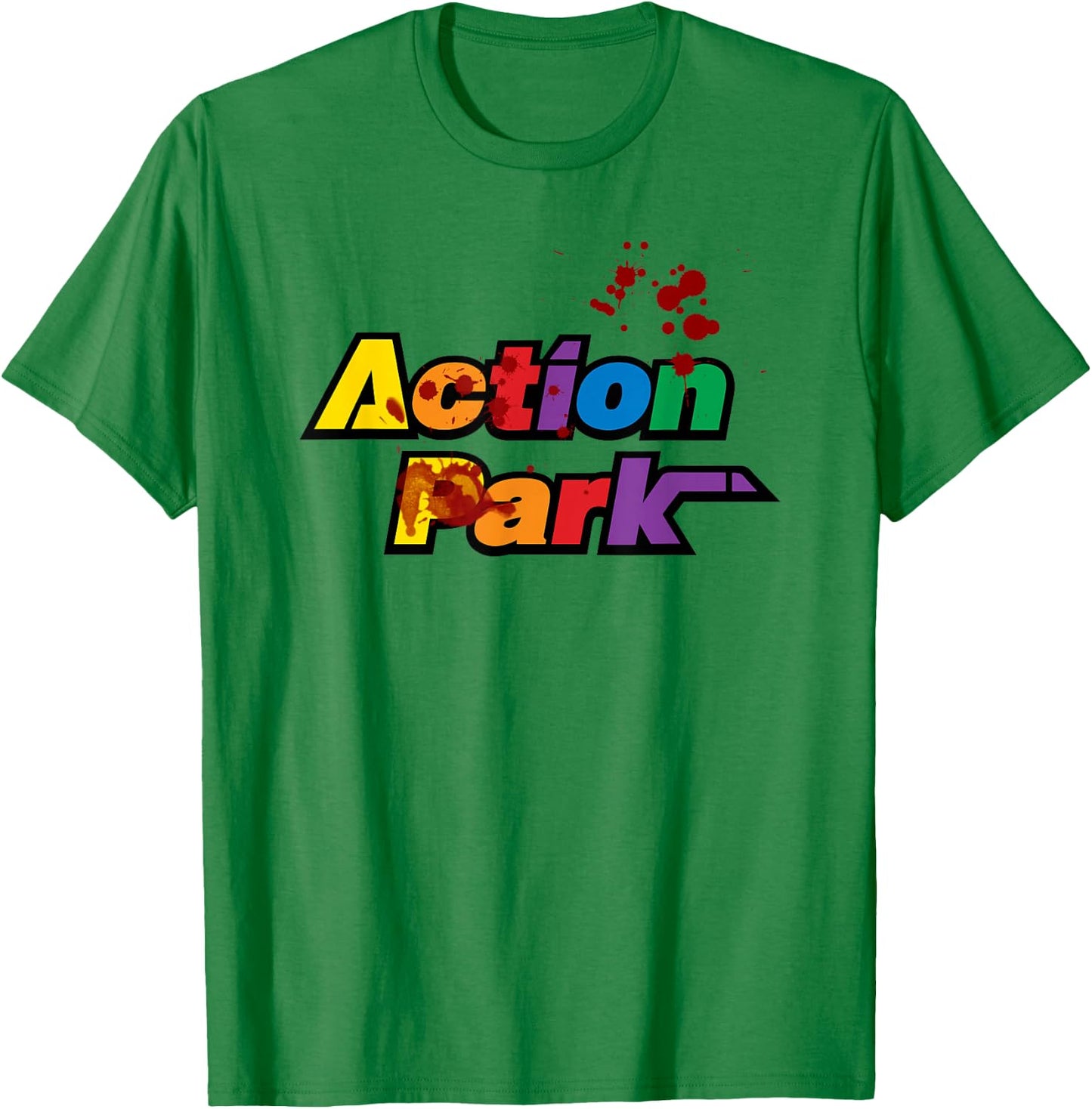 Action Park Logo (Bloody) T-Shirt - T-Shirt | Irish Green