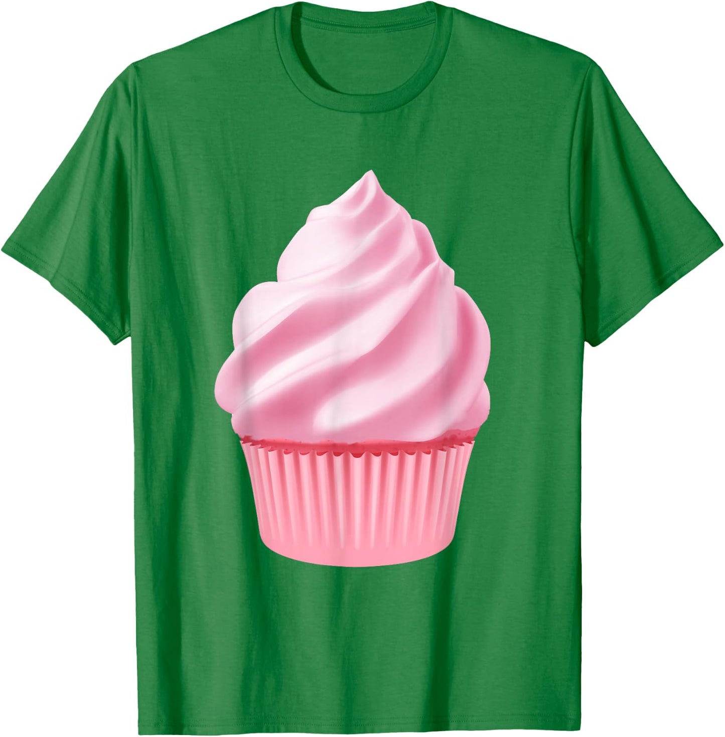 Cupcake Love Design T-Shirt - T-Shirt | Irish Green
